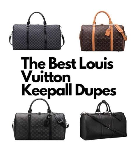 fintapelle per costruire imitazione louis vuitton|Louis Vuitton keepall dupes.